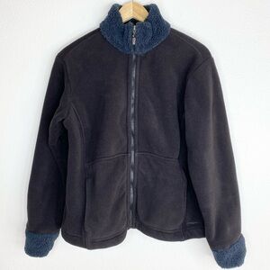 Patagonia Synchilla Black/Blue Sherpa Medium